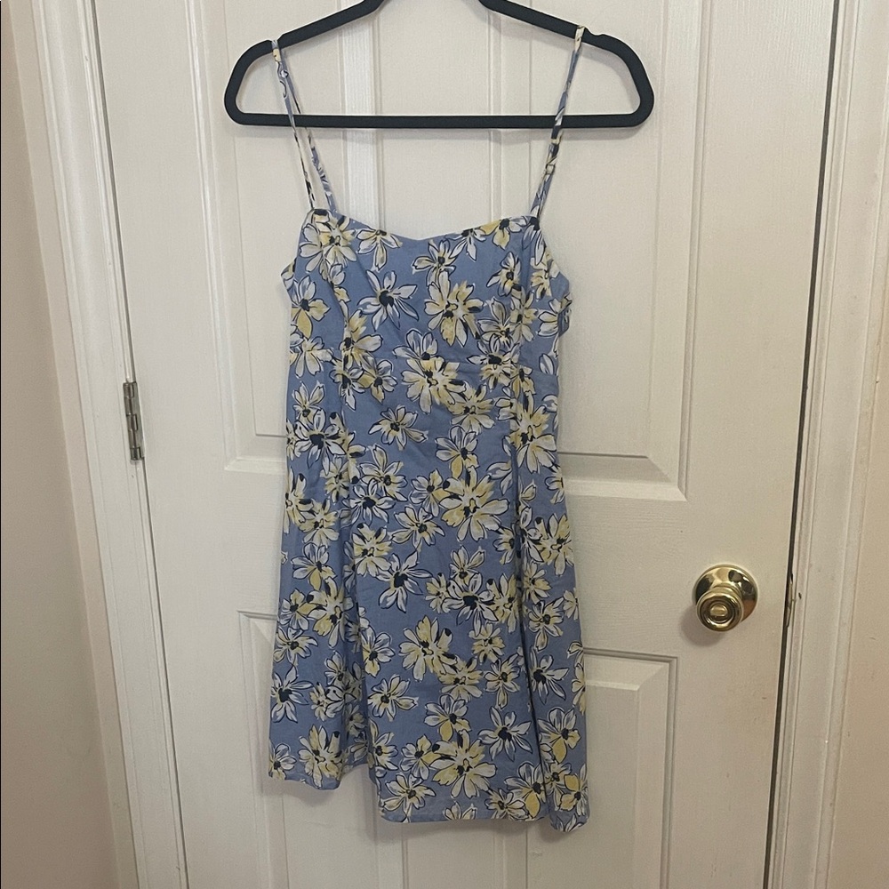 Lulu's Blue Floral Dress